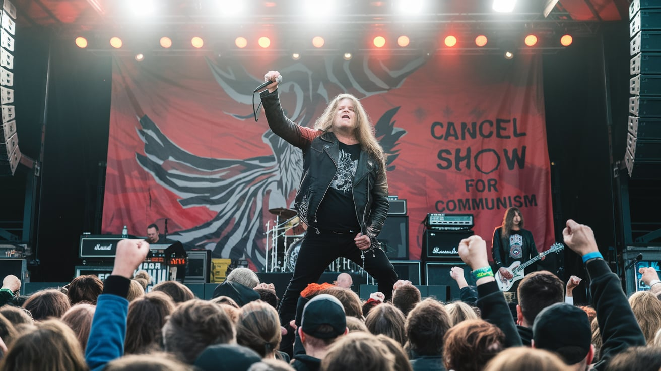 Falling In Reverse Cancel Show For Communism
