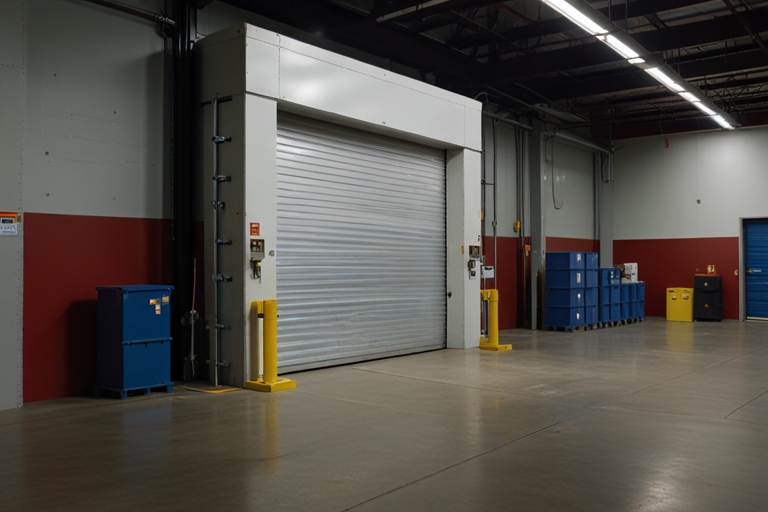 10 x 40 Loading Dock with Climate Control Storage